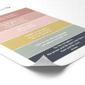 Minimale boho the Lord's gebedsposter Poster (Hoek)