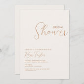 Minimale Boho-Vrijgezellenfeest Kaart (Voorkant / Achterkant)