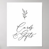 Minimale Boho Vrijgezellenfeest Kaarten en geschen Poster (Voorkant)