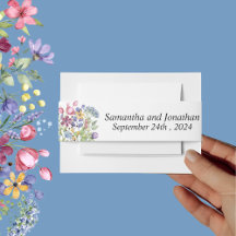 Minimale Boho Wildflower Belly Band