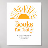 Minimale boho-zonneboeken voor baby poster (Voorkant)