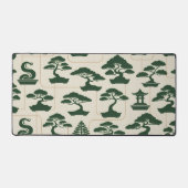 Minimale Bonsai Boom - Japandi Zen Tuinieren Bureaumat (Voorkant)
