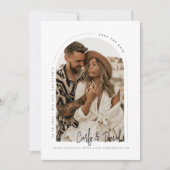 Minimale boog Bewaar de uitnodiging (Voorkant)