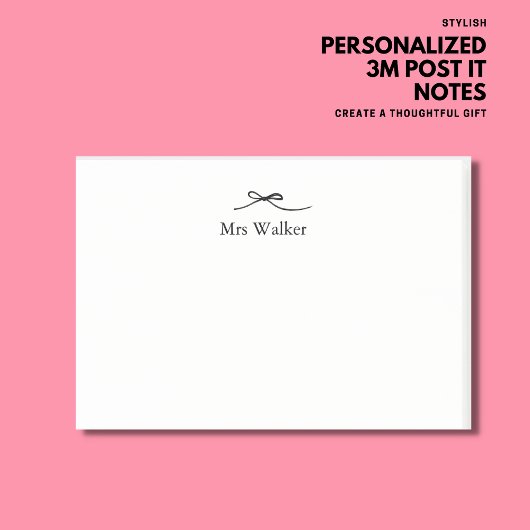 Minimale boog Post-it Nota met Naam Post-it® Notes