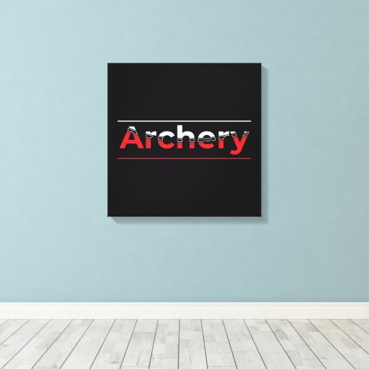 Minimale boogarchitectuur Moderne Kunst - Grafisch Canvas Afdruk (Insitu (Houten vloer))