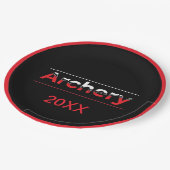 Minimale boogarchitectuur Moderne Kunst - Grafisch Papieren Bordje (Gekanteld)