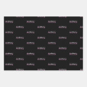 Minimale boogschieten - Roze Arch Inpakpapier Vel (Voorkant)