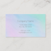 Minimale boogstraal voor zachte Waterverf Visitekaartje (Achterkant)