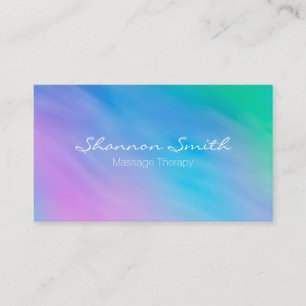 Minimale boogstraal voor zachte Waterverf Visitekaartje