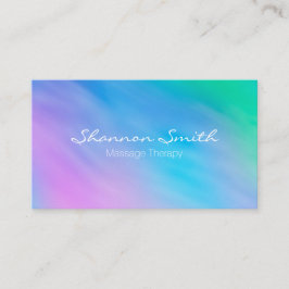 Minimale boogstraal voor zachte Waterverf Visitekaartje