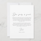 Minimale bootfoto's bruiloft bedankt voor je kaart (Achterkant)