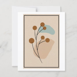 Minimale Botanische Abstracte Natuur Esthetiek