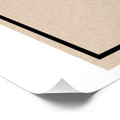 Minimale Botanische Abstracte Natuur Esthetiek Perfect Poster (Hoek)