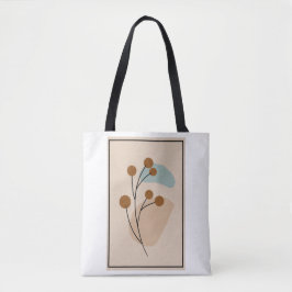 Minimale Botanische Abstracte Natuur Esthetiek Tote Bag