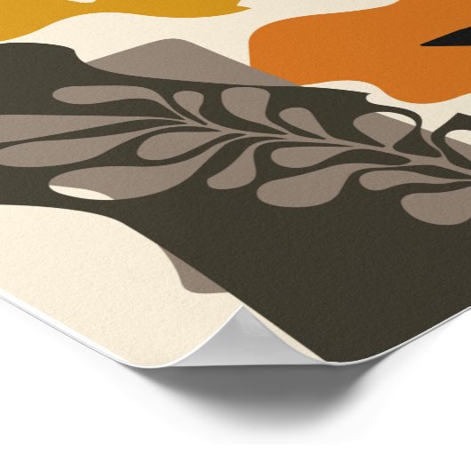 Minimale botanische abstracts #illustration poster (Hoek)