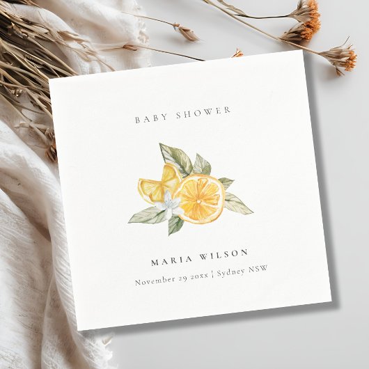 Minimale botanische Baby shower van Lemon Servet