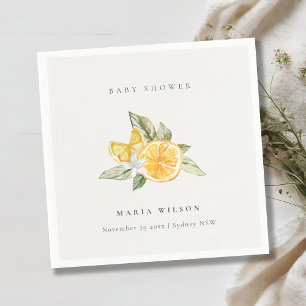 Minimale botanische Baby shower van Lemon Servet