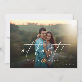 Minimale botanische bewaardatum met foto save the date