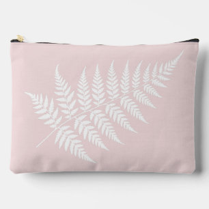 Minimale botanische blos roze witte varen groot etui