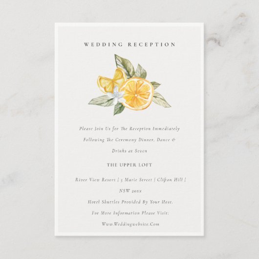 Minimale botanische boho-weddenschappen informatiekaartje (Voorkant)