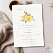 Minimale botanische boho-weddenschappen informatiekaartje