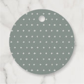 Minimale Botanische Boho Wedding van Citrus Lemon Bedankjes Labels (Achterkant)