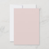 Minimale botanische bruiloft RSVP Kaartje (Achterkant)