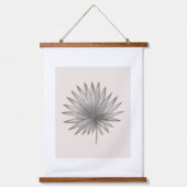 Minimale botanische kunst hangend wandkleed (Voorkant 2)