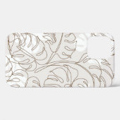 Minimale botanische kunst naadloos patroon. Tropis Case-Mate iPhone Case (Achterkant (horizontaal))