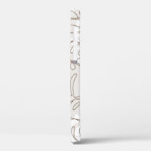 Minimale botanische kunst naadloos patroon. Tropis Case-Mate iPhone Case (Achterkant / Links)