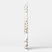 Minimale botanische kunst naadloos patroon. Tropis Case-Mate iPhone Case (Achterkant / Rechts)