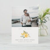 Minimale botanische Lemon foto bespaart de Kaart D (Staand voorkant)