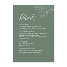 Minimale botanische platbinding groene bruiloft