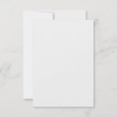 Minimale botanische save the date kaart (Achterkant)