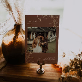 Minimale botanische terracotta | Kaart tabelnummer