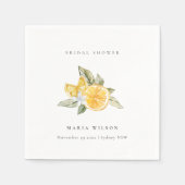 Minimale botanische Vrijgezellenfeest van Lemon Servet (Voorkant)