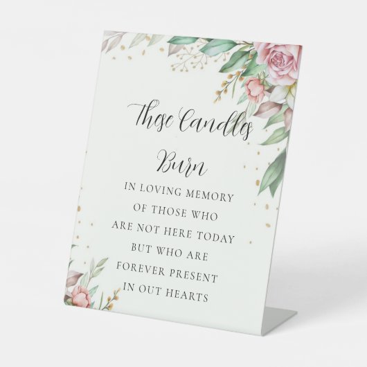 Minimale botanische waarde in logo reclamebord met voetstuk (Voorkant)