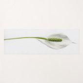 Minimale botanische witte Lily Yogamat (Voorkant (horizontaal))