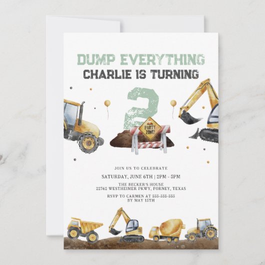 Minimale bouw van vrachtwagens en vrachtwagens 2e kaart (Voorkant)