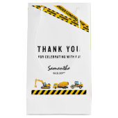 Minimale bouwpartij - Dank u papier Klein Cadeauzakje (Voorkant)