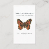 Minimale bovendellak visitekaartje (Achterkant)