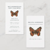 Minimale bovendellak visitekaartje (Voorkant / Achterkant)