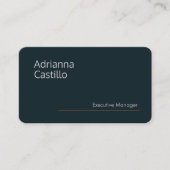 Minimale bovenzijde visitekaartje (Voorkant)