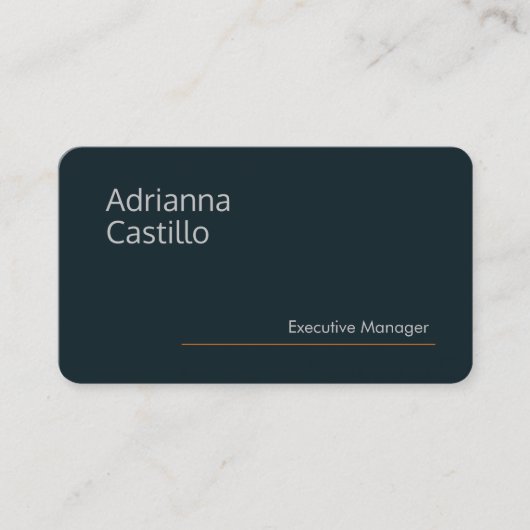 Minimale bovenzijde visitekaartje (Voorkant)