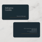 Minimale bovenzijde visitekaartje (Voorkant / Achterkant)