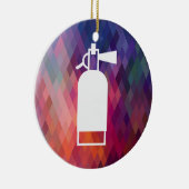 Minimale brandblusapparaten keramisch ornament (Rechts)