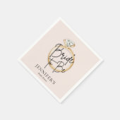 Minimale bride om Vrijgezellenfeest te zijn Servet (Hoek)