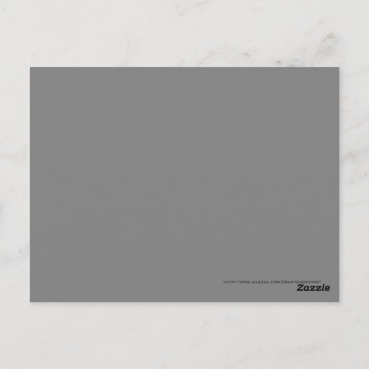 Minimale Briefkaart tabelnummer (Achterkant)