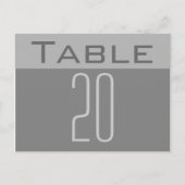 Minimale Briefkaart tabelnummer (Voorkant)