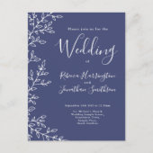 Minimale Briefkaart voor het uitnodigen van een bl (Voorkant)